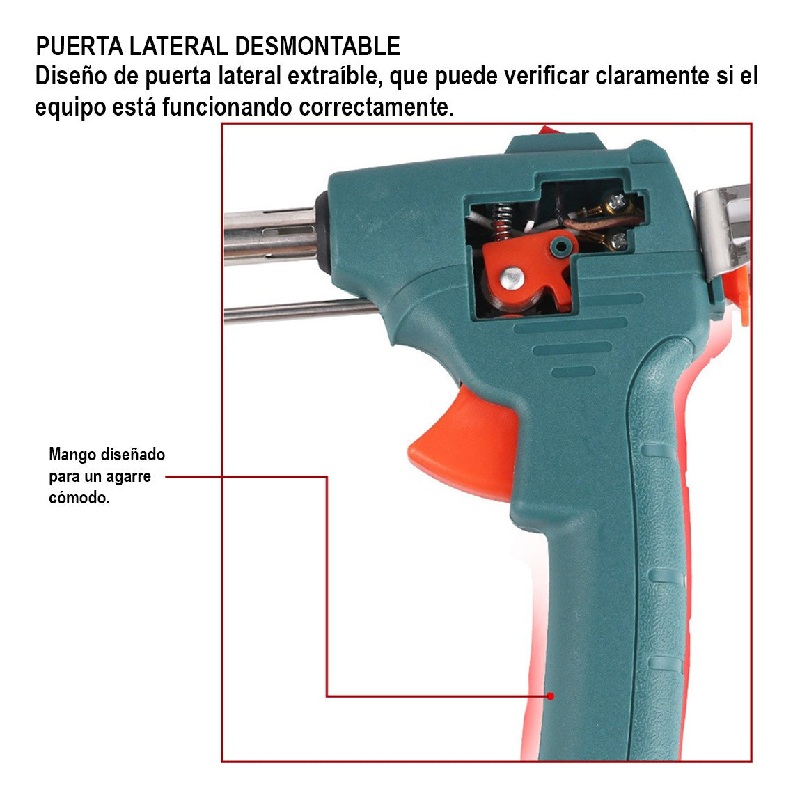 PISTOLA DE CAUTÍN PARA SOLDAR - 2 en 1
