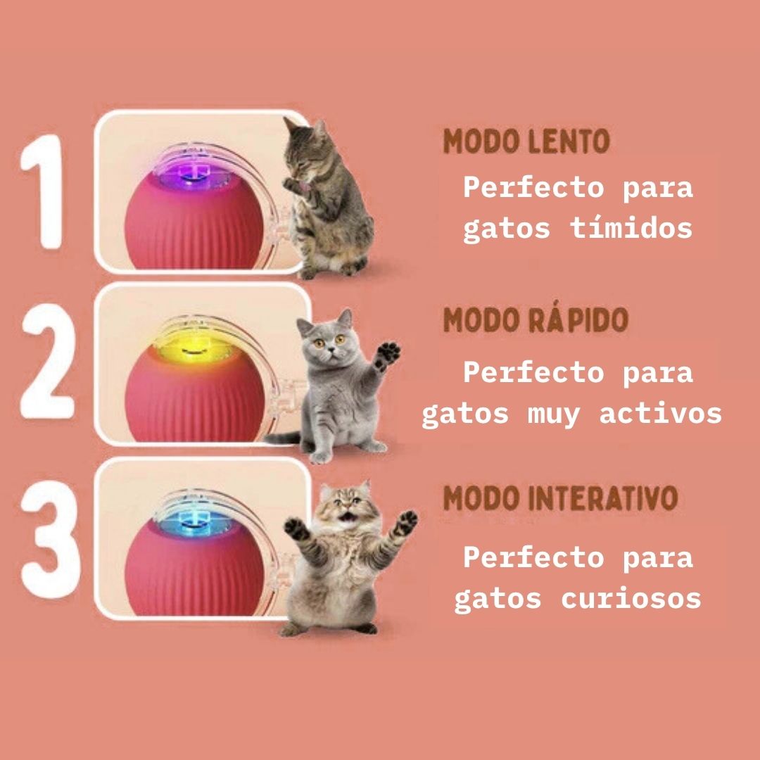 PELOTA INTERACTIVA-Mascotas Felices Siempre😺