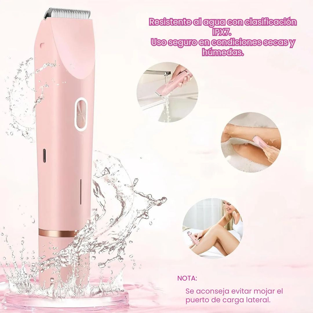 AFEITADORA ELÉCTRICA PARA MUJER - 2 en 1