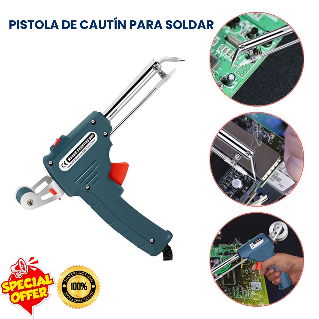 PISTOLA DE CAUTÍN PARA SOLDAR - 2 en 1