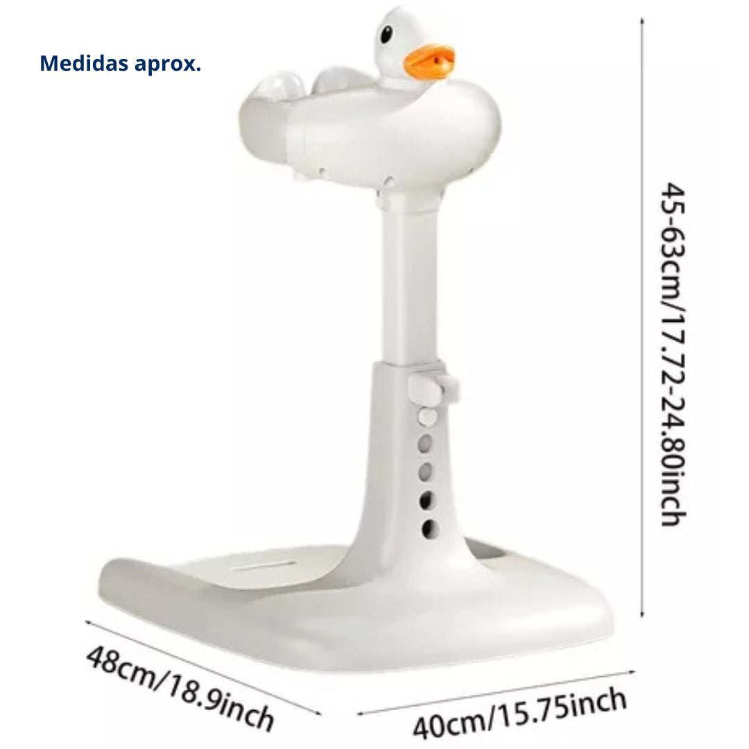 SOPORTE DE DUCHA PATO-"bebes seguros en cada baño"