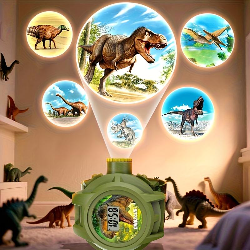 RELOJ CON PROYECTOR DIGITAL DE DINOSAURIO