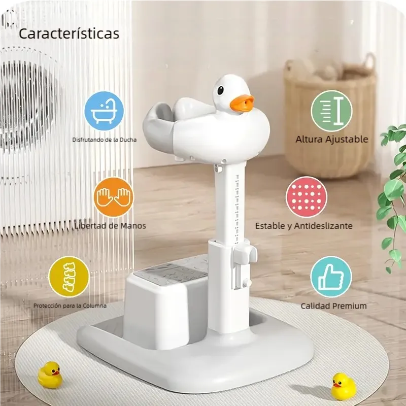 SOPORTE DE DUCHA PATO-"bebes seguros en cada baño"