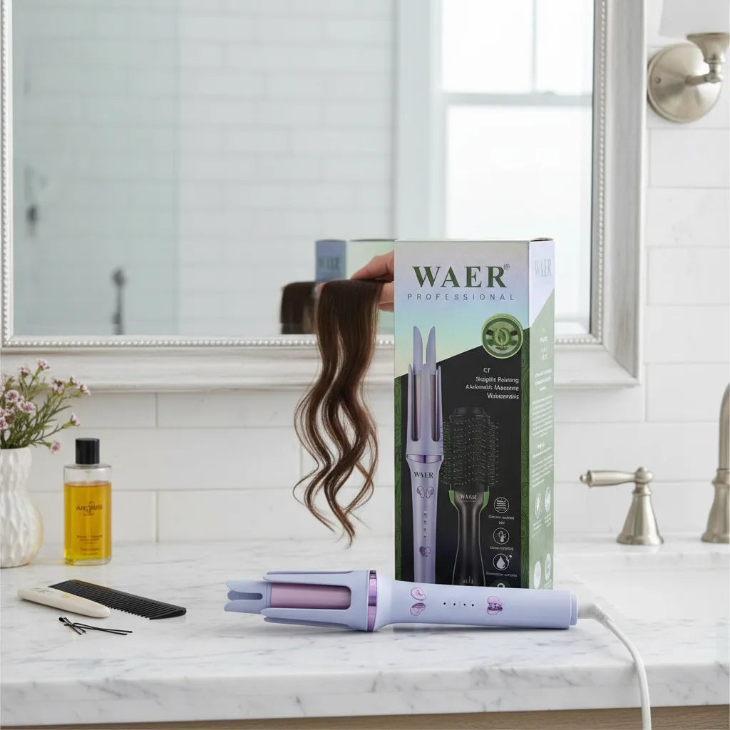 Combo WAER® Rizador Automático + Cepillo Secador